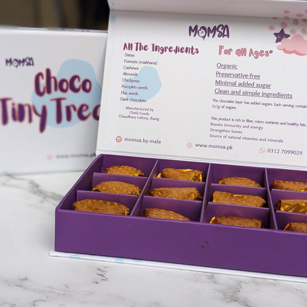 Choco Tiny Treats – Dark Chocolate Nut & Date Energy Bites