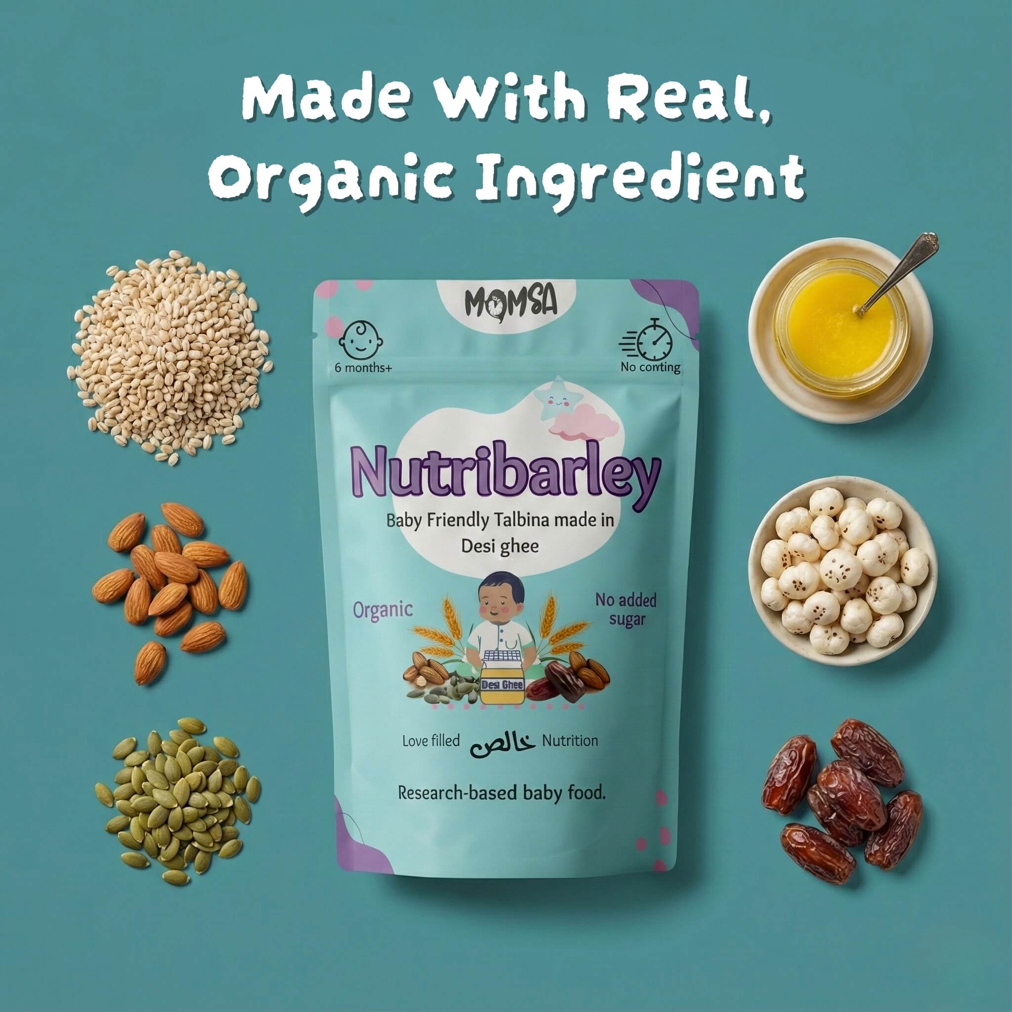 NutriBarley – Organic Baby Talbina Cereal (6m-2yrs+)