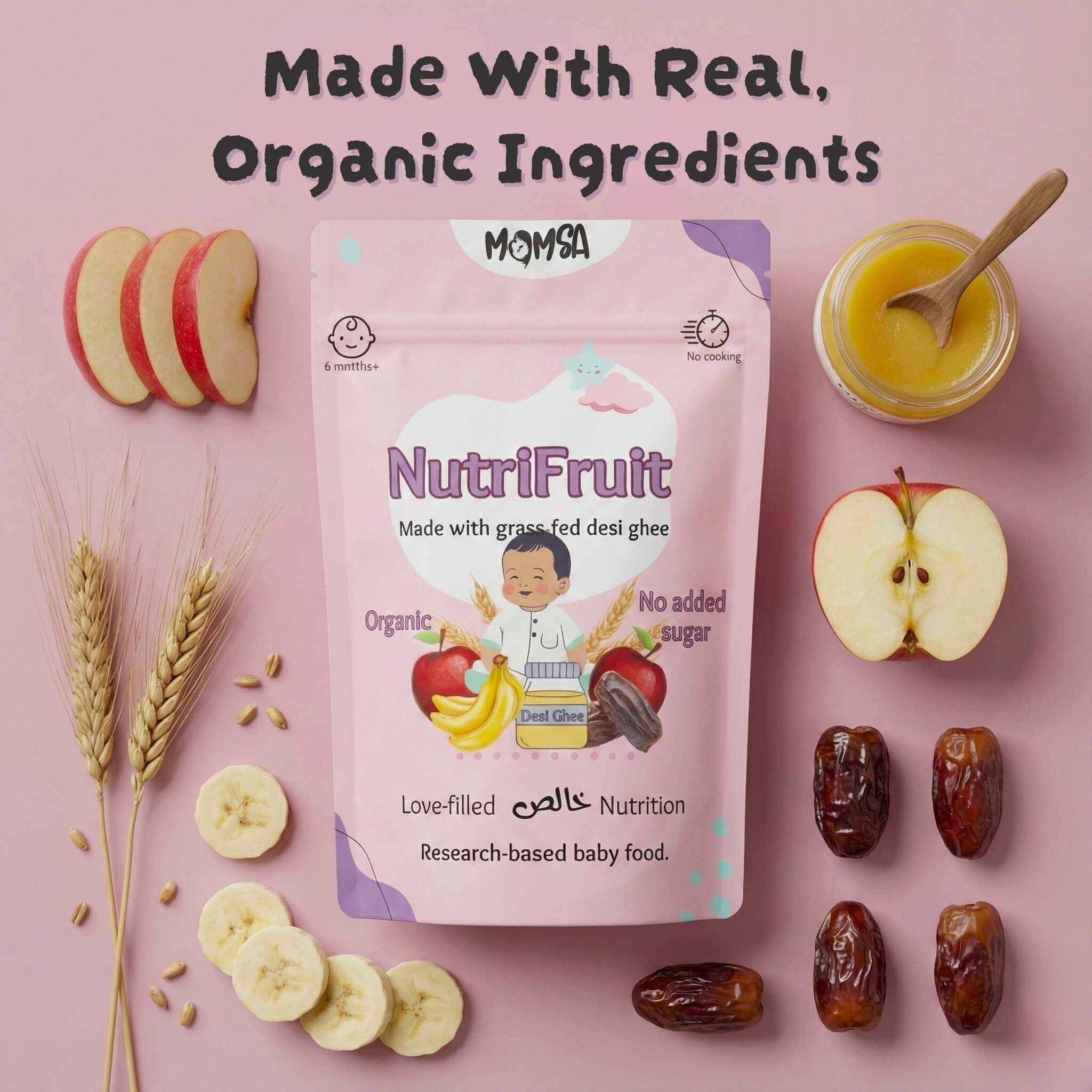 NutriFruit – Organic Fruit & Grain Baby Cereal (6m-2yrs)