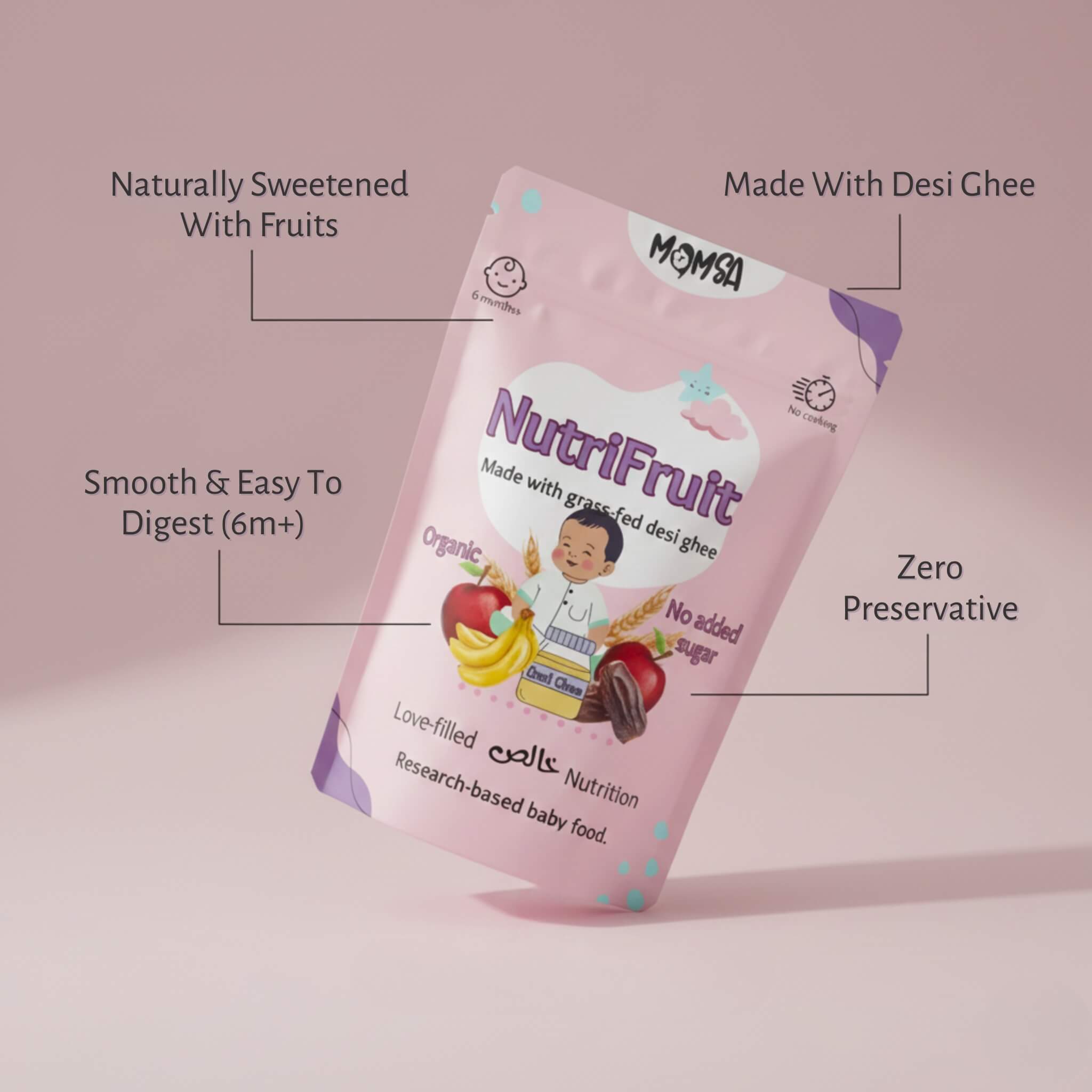 NutriFruit – Organic Fruit & Grain Baby Cereal (6m-2yrs)
