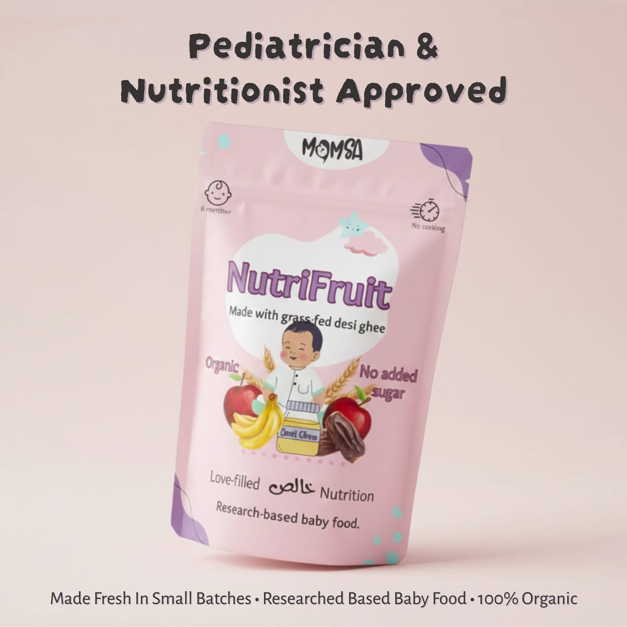 NutriFruit – Organic Fruit & Grain Baby Cereal (6m-2yrs)