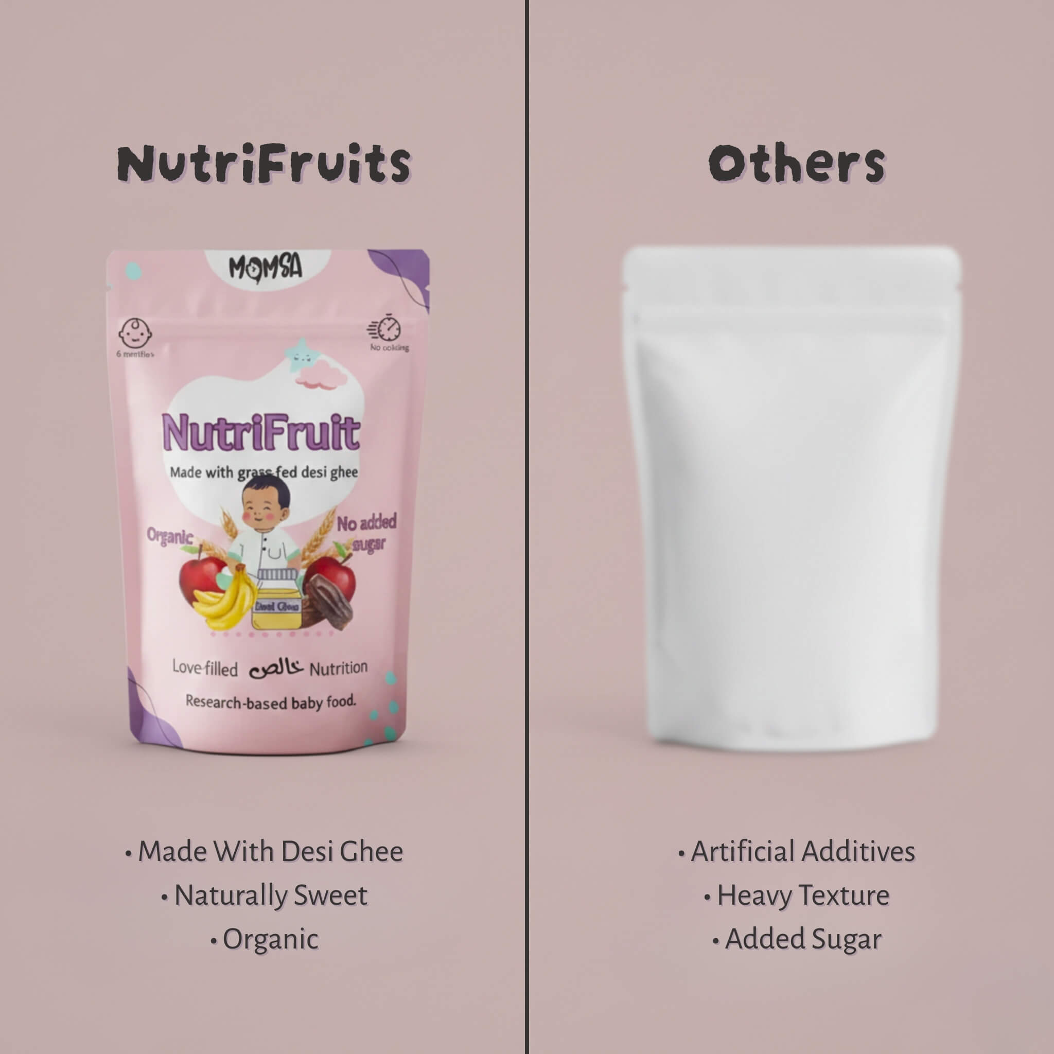 NutriFruit – Organic Fruit & Grain Baby Cereal (6m-2yrs)