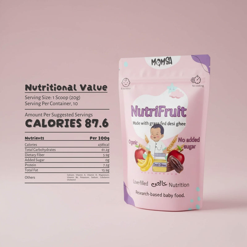 NutriFruit – Organic Fruit & Grain Baby Cereal (6M+)