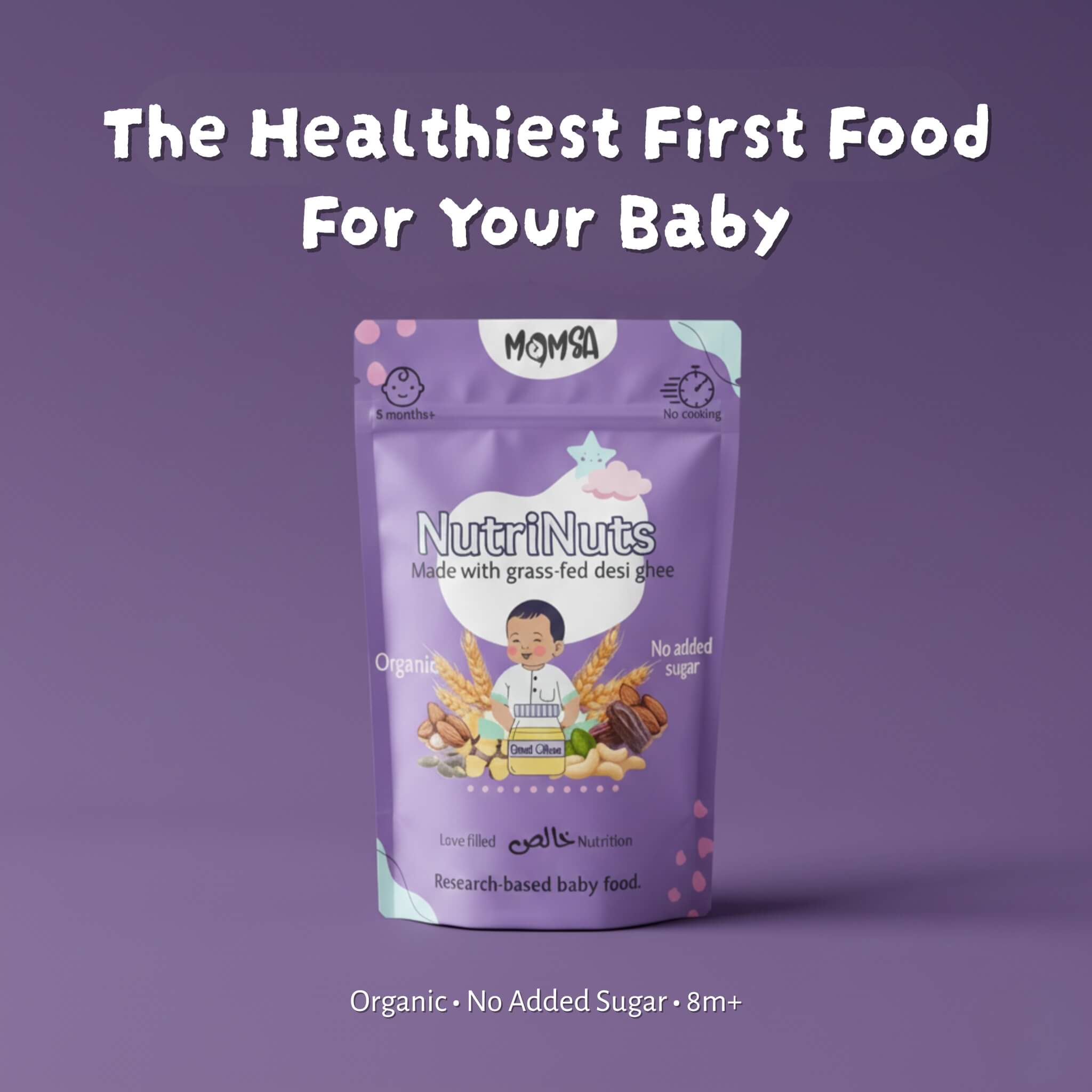 NutriNuts - Organic Nut & Grain Baby Cereal (8m-2yrs+)