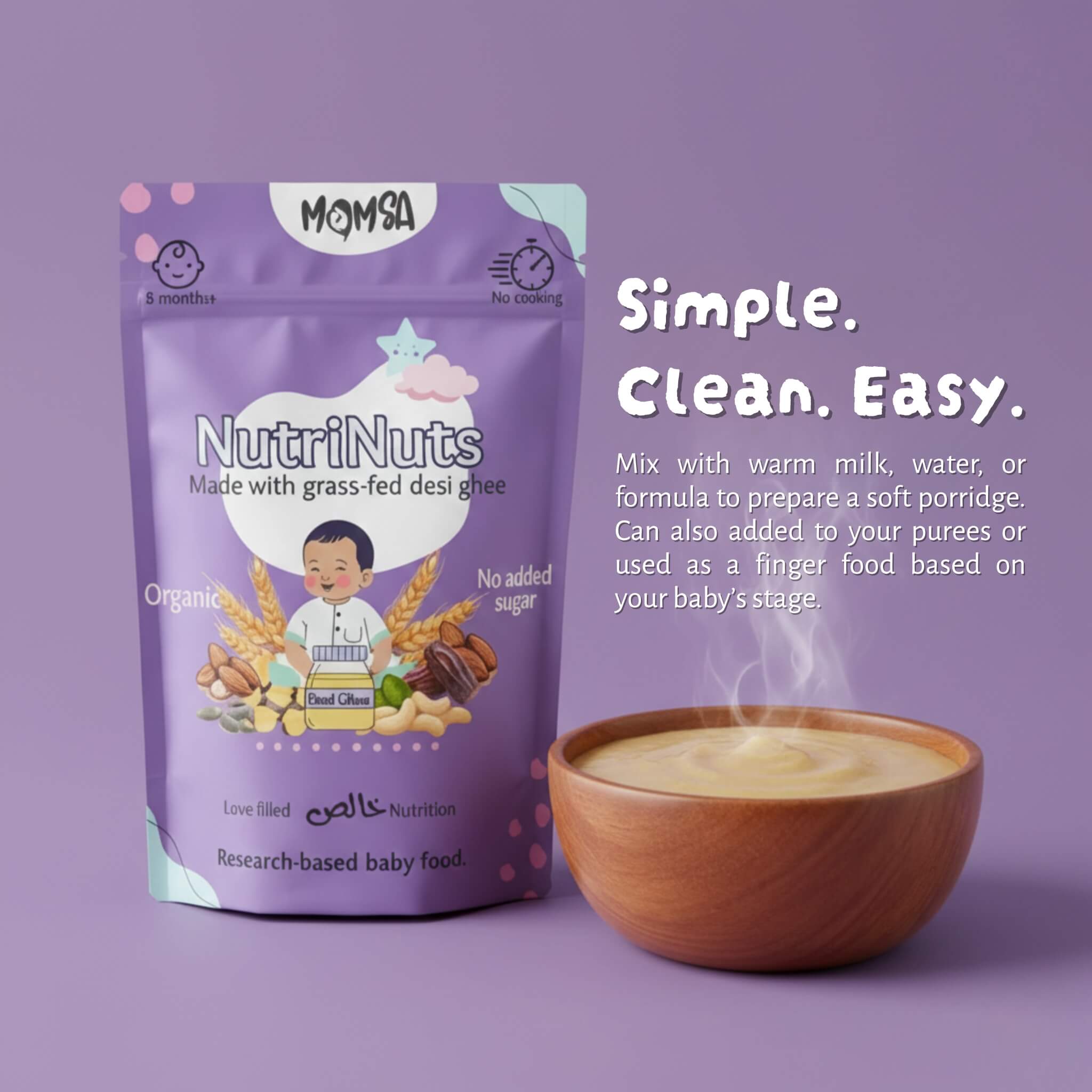 NutriNuts - Organic Nut & Grain Baby Cereal (8m-2yrs+)