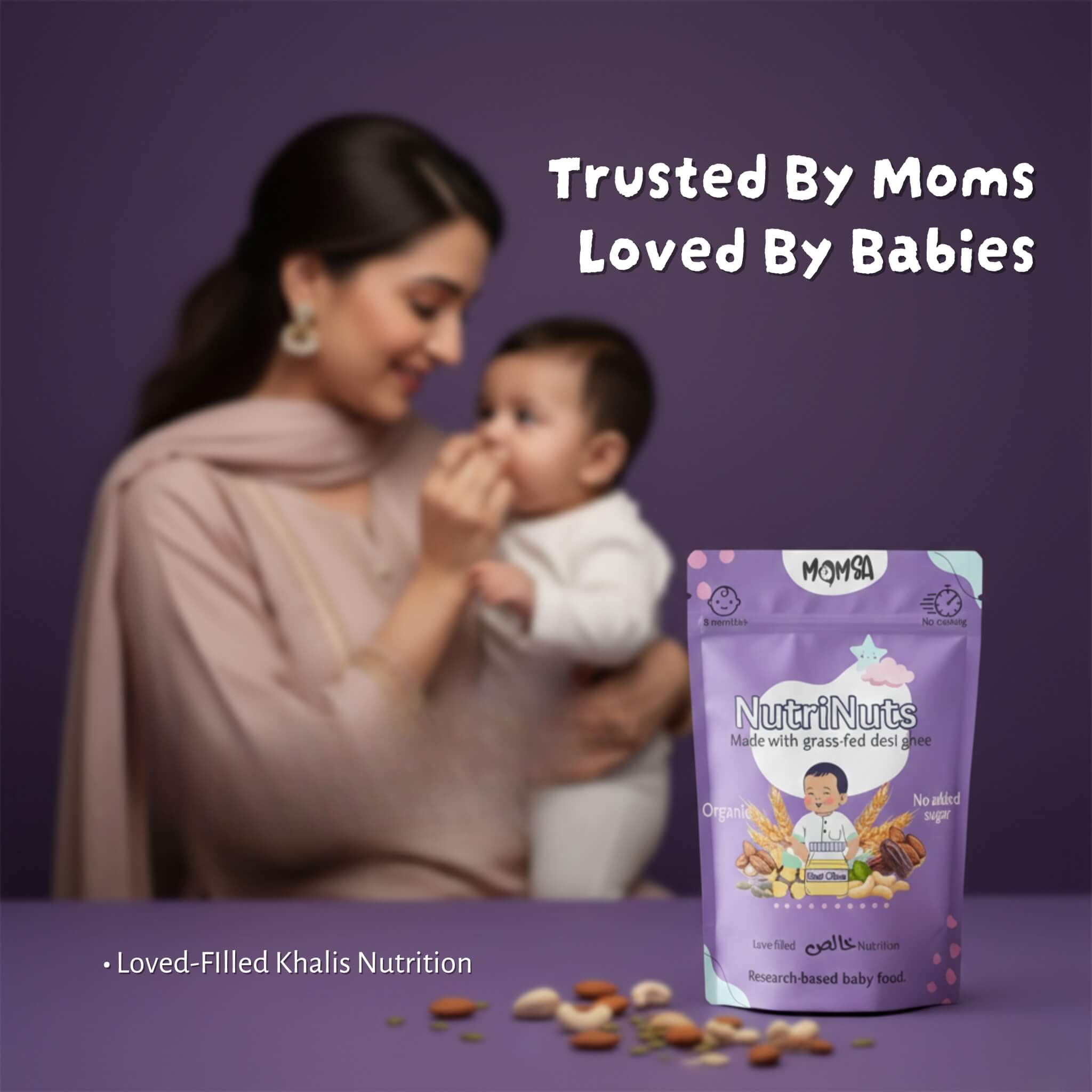 NutriNuts - Organic Nut & Grain Baby Cereal (8m-2yrs+)