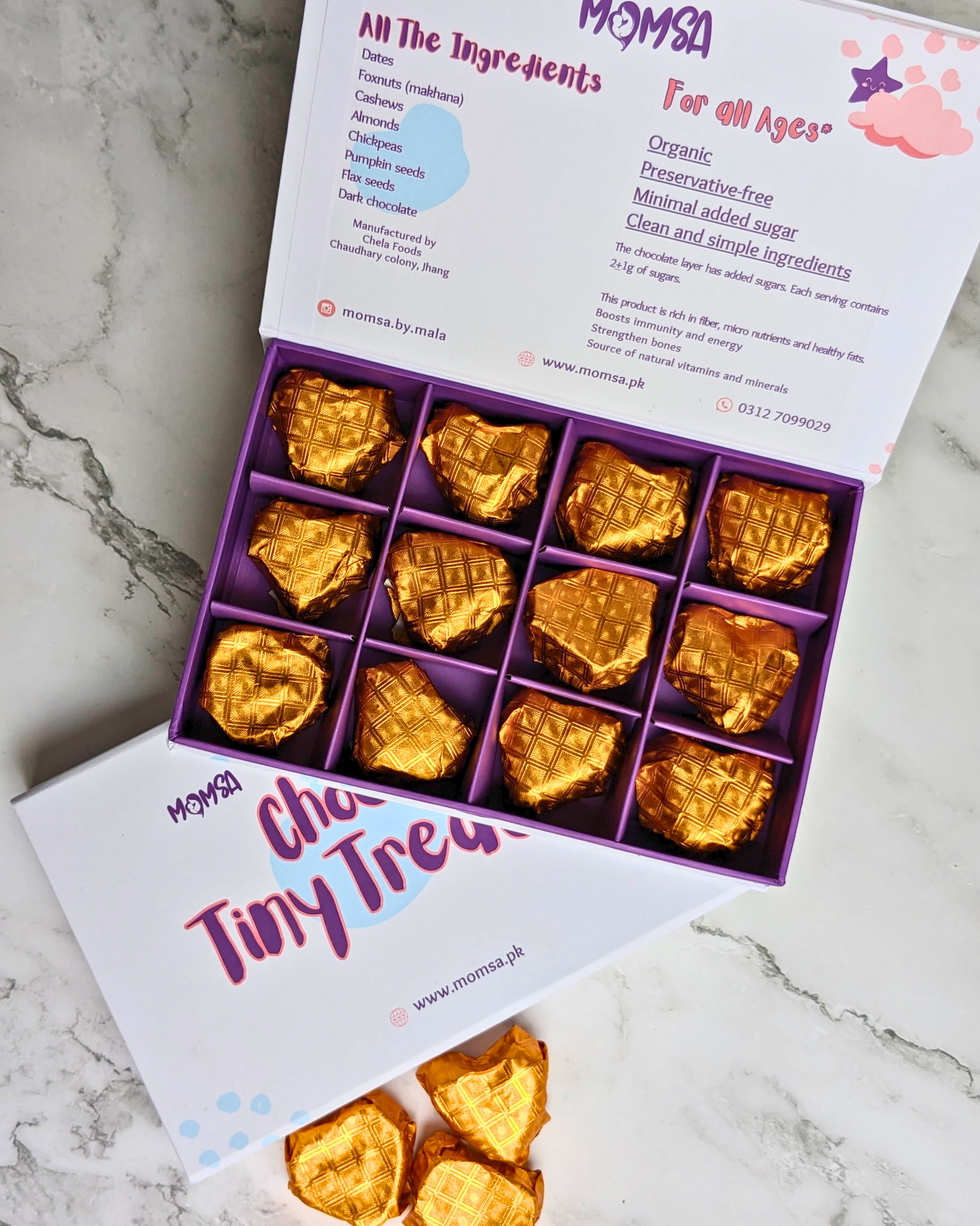 Choco Tiny Treats – Dark Chocolate Nut & Date Energy Bites